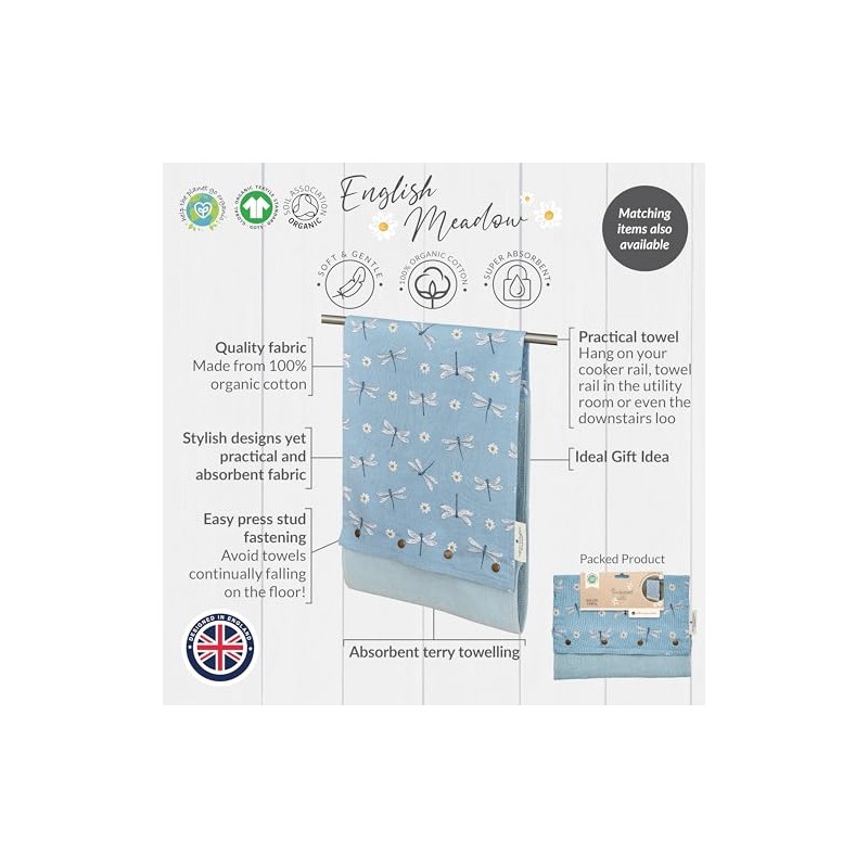 Cooksmart British Designed Roller Towel | Roller Towel for Bathroom