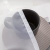 MIULEE 2 Panels Kitchen Tiers Half Window Sheer Curtains Rod