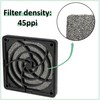 Aerzetix: 2 x PC Computer Cooling Fan, Protection Grills 92x92