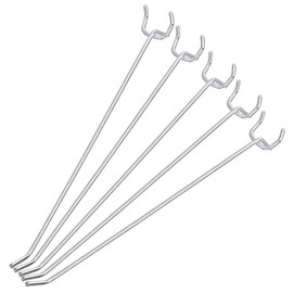 Neiko 53104A 8” Pegboard Hook Organizer Kit, 50 Pack, Hanging Hooks Set for Garage Organization, Great for Wall Hanging and Shelving, Tool Storage, Craft Organizing