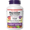 Webber Naturals Magnesium Glycinate Complex 200 mg, 120 Vegetarian Capsules,