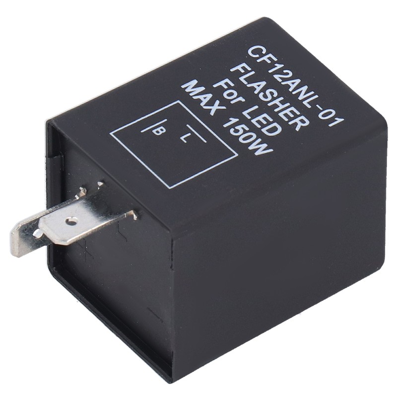 2Pcs LED Flasher 2‑Pin Electronic Relay Normally Open Car Turn