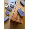 Domino Profesional Azul en Caja Madera Valenciana