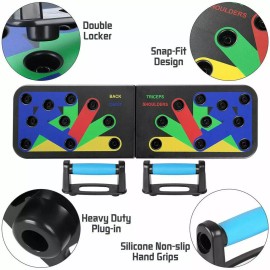 12 in 1 Push Up Rack Board Fitness Workout Gym Training Exercise Body Chest MB03