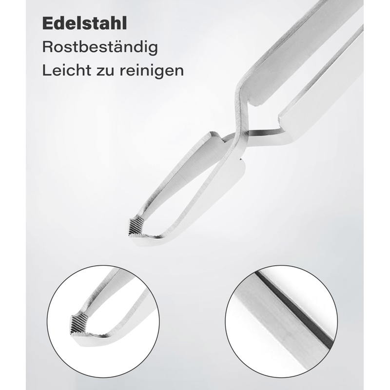 Purovi® Tick Tweezers made of High-Quality Stainless Steel, Summer without