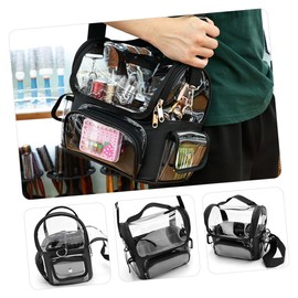 WOONEKY Barber Travel Bag for Clippers Hair Stylist Tool Kit Organizer Hairdressing Bag