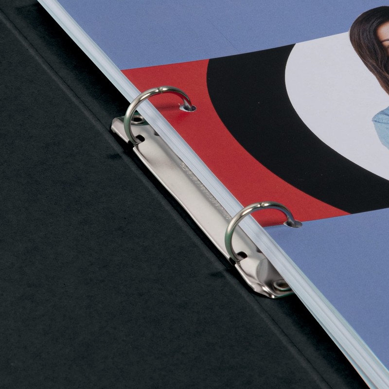 VON Leitz 30120095 A4 Ring Binder with 2 Rings Elastic