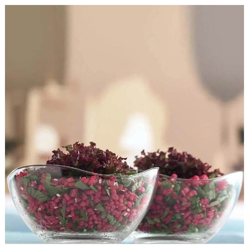 lav Dessert Bowls Set of 6 | Glass Cereal Bowls