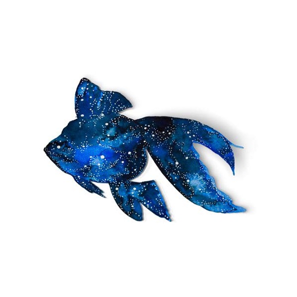 Squiddy Golfish - Artistic Blue Sealife Ocean Beach Theme -