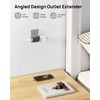 TROND Outlet Extender - 3 Prong Grounded Plug Extension Outlet,