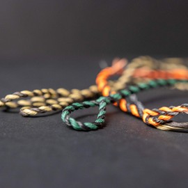 Bowstring Recurve Bow Flemish Twist B-55 (Pink/White, 62" Actual Bowstring Length)