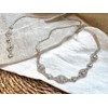 ONDEGO® Silber Rückenkette Rückenanhänger Rückenschmuck Brautschmuck Hochzeit Braut Schmuck Körperkette