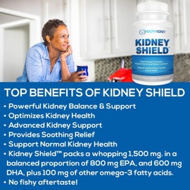 Kidney Restore Paquete de 2 suplementos para el apoyo renal con aceite de pescado y ácidos grasos omega-3.