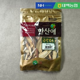The Joeun Food Nonghyup Korean Agricultural Products Hansanae Domestic Licorice 100g / 더조은푸드 농협 우리농산물 한산애 국산감초 100g