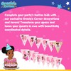 Gracie's Corner Pink & Gold Birthday Banner Decorations, 9 Feet