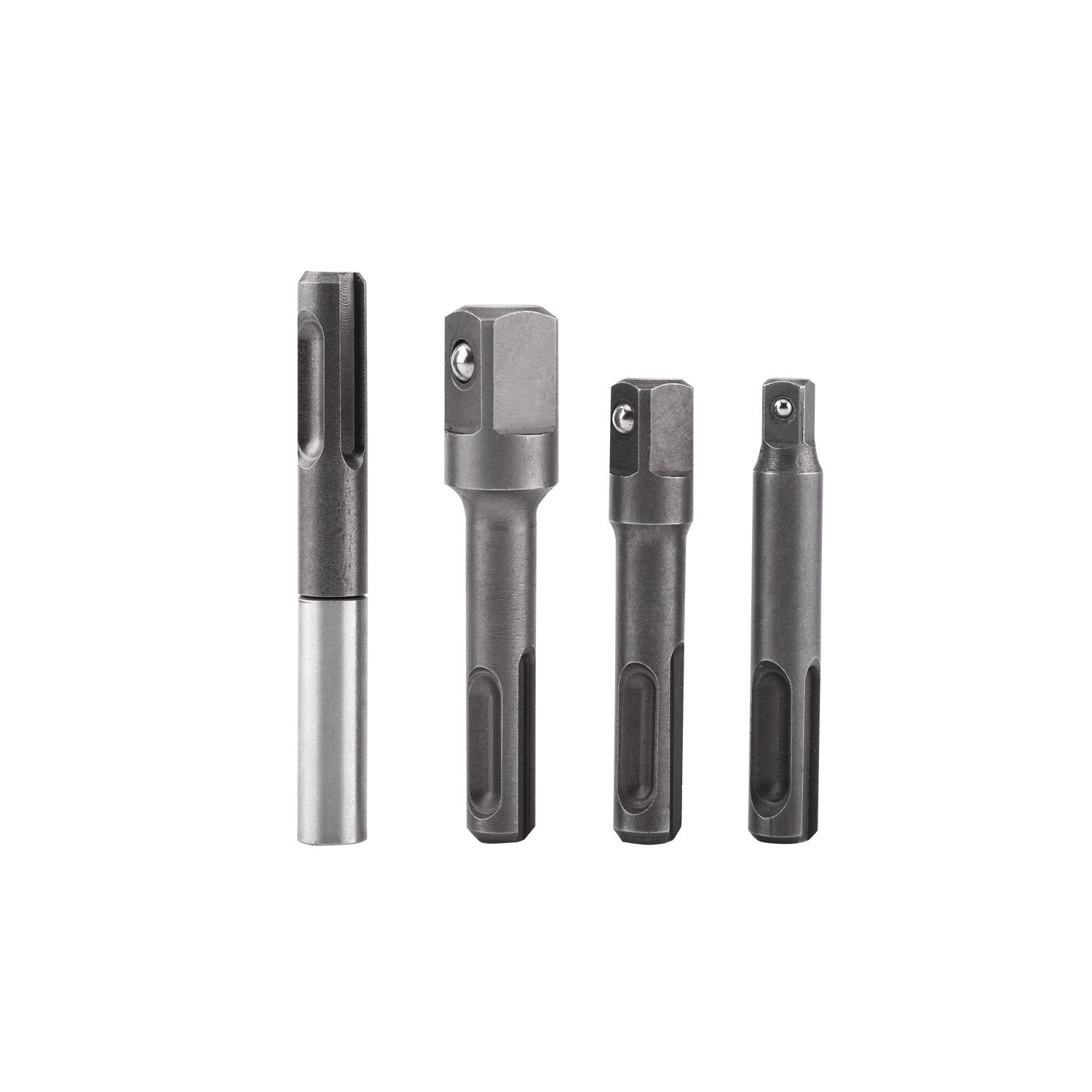 4 pcs SDS Plus Socket Adapter Set,1/4
