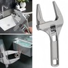 Monkey Wrench, Wide Faucet Wrench, Bathroom Wrench, Large Mouth Faucet,