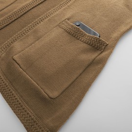 Womens Vintage Sweater Blazer Long Sleeve V Neck Cardigan Sweater Fall Winter Sweater (Camel,M)