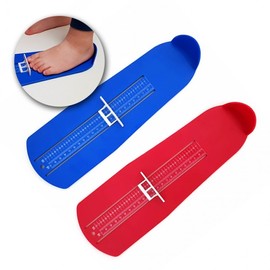 Infant, child and adult foot size measuring device for the whole family shoe measurer blue 3ea