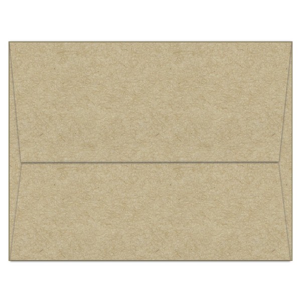 Note Card Cafe A7 7.25 x 5.25 in Blank Brown Kraft Envelopes | 250 Pack | Sealable, Square Flap | Perfect for Invitations, Greeting Cards, Baby Showers, Weddings, Mailing, Crafts | Printable