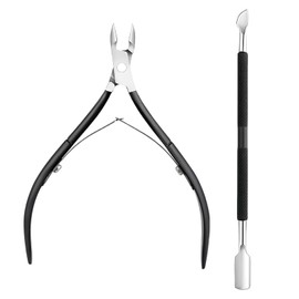 Nagelhautschneider, Nagelhautzange, Profi-Schere, Nagelhautschere, Nagelhautschieber, Nagelhautentferner, Pusher, Stahl, Trimmer, Nagelknipser, Nagelknipser, Nagelhautentferner, für Nagelkunst