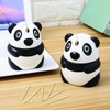 NUZAMAS 2 Pieces Panda Toothpick Case Toothpick Holder Pop Up