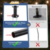 EUIJOIP String Light Pole 8 FT Adjustable, 1 Pack Heavy