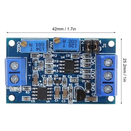 Current to Voltage Converter Module 0/4‑20mA DC 7-36V to 0‑3.3V/5V/10V Conversion Module Transmitter Adjustable Zero Point and Full Scale