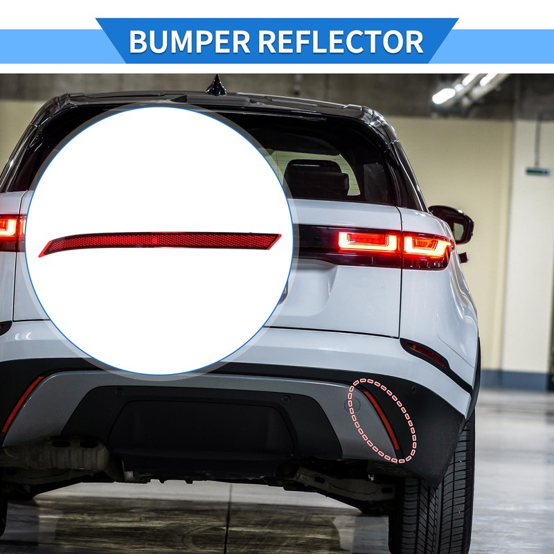 VekAuto Bumper Reflector Compatible for Land Rover Range Rover Velar