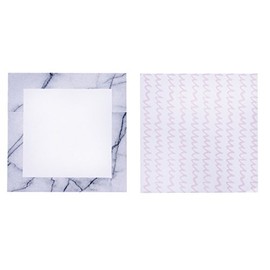 Rayher 60785000 Notizzettel, selbstklebende, 30 Blatt, Marmor, FSC Mix Credit