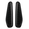 2pcs Carbon Fiber Style Car Air Flow Intake Decorative Scoop