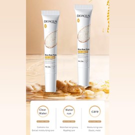 BIOAQUA Crema De Pulpa Cruda De Arroz Para El Contorno De Ojos Con Extracto De Arroz Hidratante Suave Y Nutritiva 20 G/07 Oz