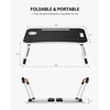 FISYOD Foldable Laptop Table, Portable Lap Desk Bed Table Tray,