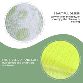 TOVINANNA 8pcs Nylon Loofah Towel Exfoliating Rubbing Mud Towels for Back Neck Shoulder