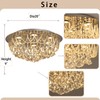 WOSOHYUN Modern Crystal Ceiling lamp, Luxury Multi-Layer K9 Crystal lamp,