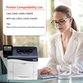 WEYNUONY C400 C405 106R03525 Yellow 8,000 Pages Extra High Yield Toner Cartridge Replacement for Xerox VersaLink C400 C405 C400D C400DN MFP C405 C405N C405DN