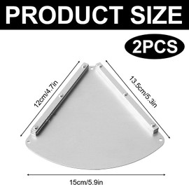 2 Pieces Jar Lid & Bottle Cap Opener Tool Upgraded Stainless Steel Under Cabinet Jar Opener Under Counter Jar Lid Cap Opener for Hand Weakness Arthritis and The Elderly