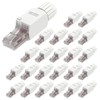 VCELINK Conector RJ45 sin herramientas, enchufe de terminación de campo