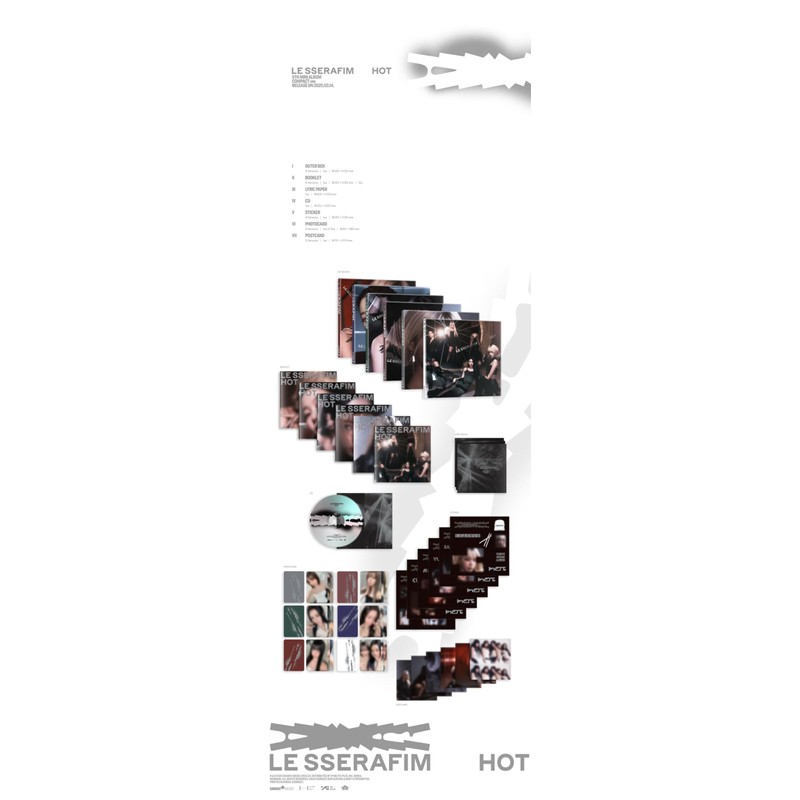 LE SSERAFIM - 5th Mini Album [HOT] Compact 1ea Random