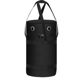 Kovshuiwe 600D Heavy Duty Propane Tank bag Fits Standard 5 lb Tank Cylinder, Outdoor Propane Tank Storage Cover with Stable Tabletop Feature UV Weather Resistant 9.06" Dia x 13.8" H