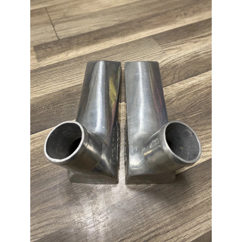 Victory Cast Aluminum intercooler end tanks.