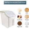 YXQ 50LB Large Flour Storage Container Bin,2 Pack Airtight Plastic