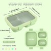 Bento Box, Meal Prep Container - 3 Compartment Food Container