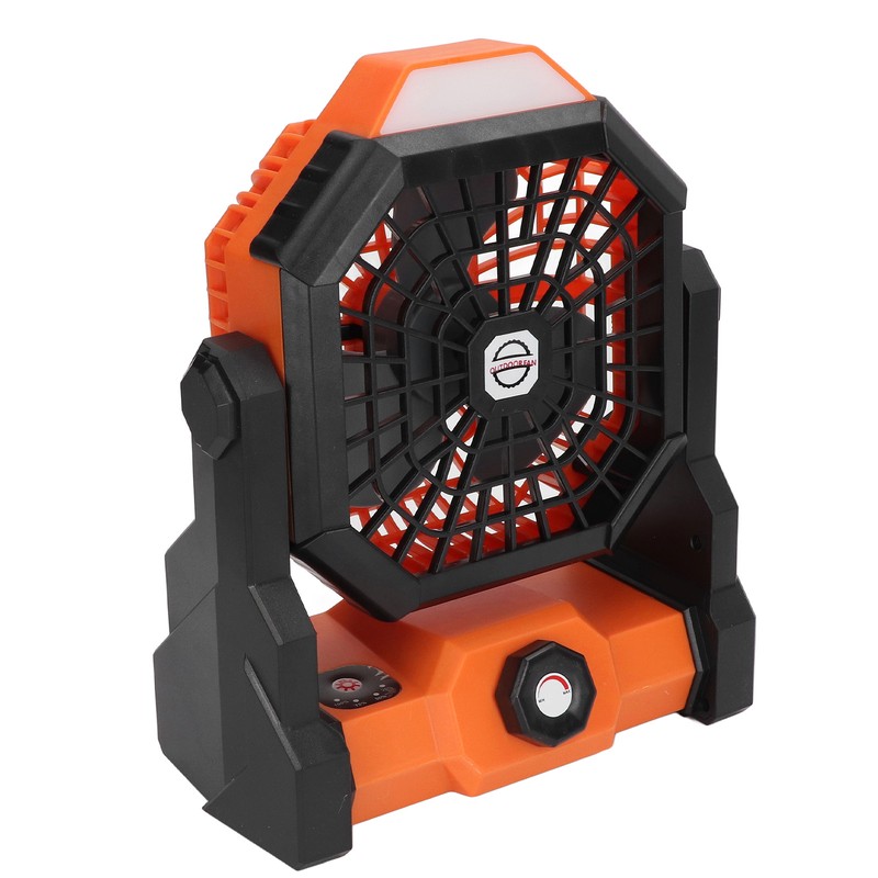 Outdoor Portable Fan Stepless Speed Control High Wind Fan Camping