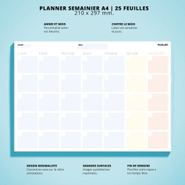 PACKLIST Personal Organiser ALE (French Planner, A4)