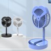 Mini Electric Fan 3 Wind Speeds Cooling Fan Brushless Motor