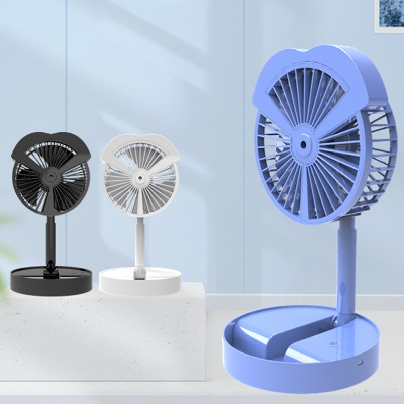 Mini Electric Fan 3 Wind Speeds Cooling Fan Brushless Motor