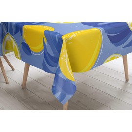 Le Jardin du Lin Kitchen Decoration, Tablecloth, 140 cm x 140 cm, Designed and Manufactured in Turkey
