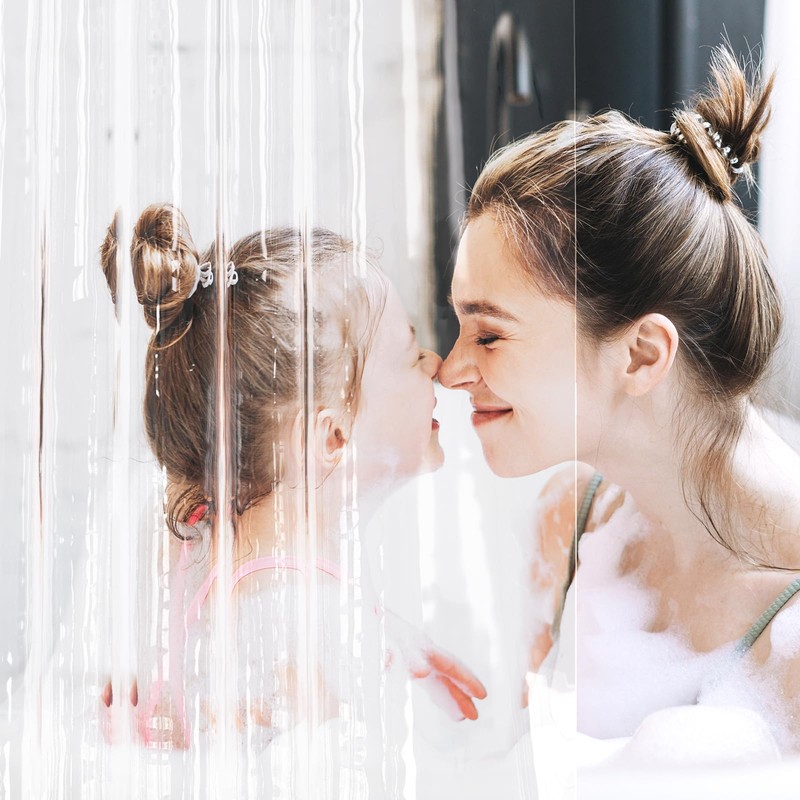 AmazerBath Shower Curtain Liner 2 Pack, 72 x 96 Inches