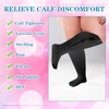 2 Pair Wide Plus Size Calf Compression Socks with Zipper